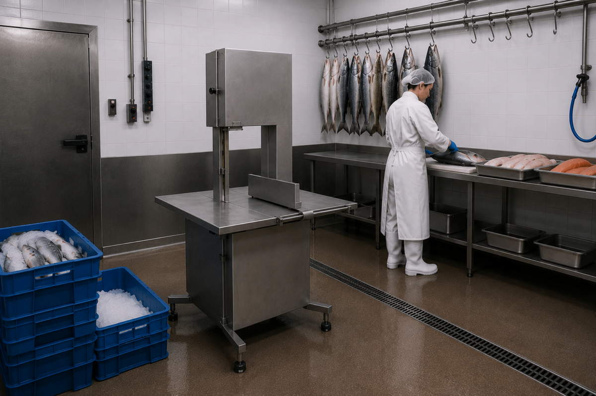 Cómo elegir una sierra de cinta industrial para pescado
